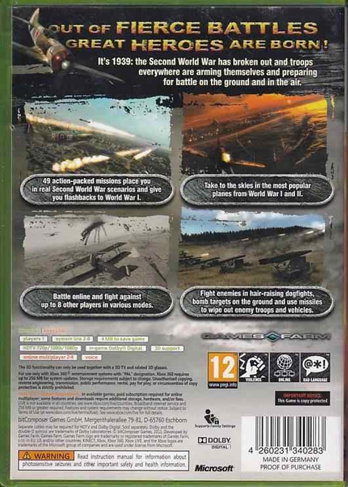 Air Conflicts Secret Wars - XBOX 360 (B Grade) (Genbrug)